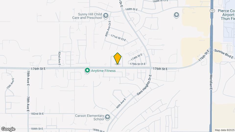 17525 90th Ave E Map and Location Details