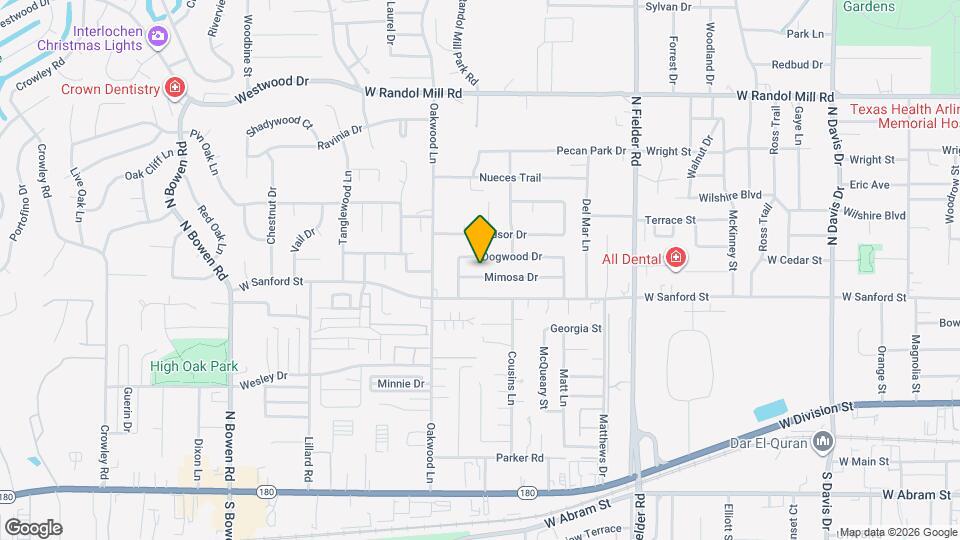 1911 Mimosa Dr Map and Location Details