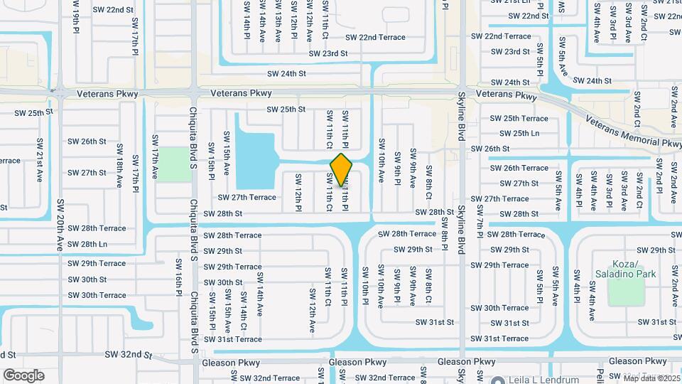 2720 SW 11th Pl Map and Location Details
