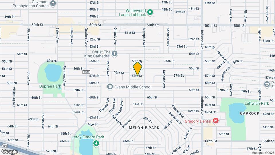 3807 57th St Map and Location Details