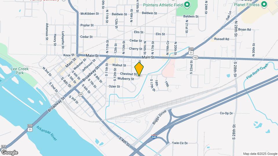 207 S 15th St Map and Location Details