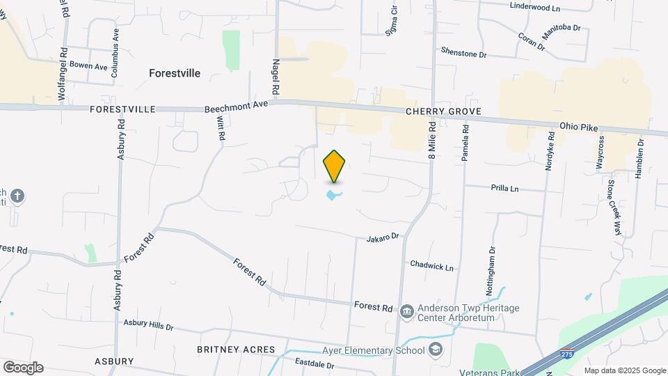 New England Club Independent Senior Living Map and Location Details
