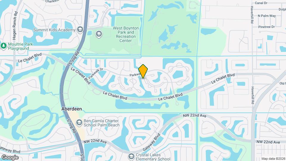 5942 Parkwalk Cir W Map and Location Details