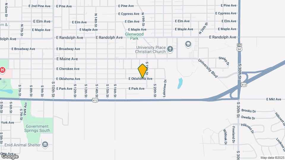 1817 E Oklahoma Ave Map and Location Details