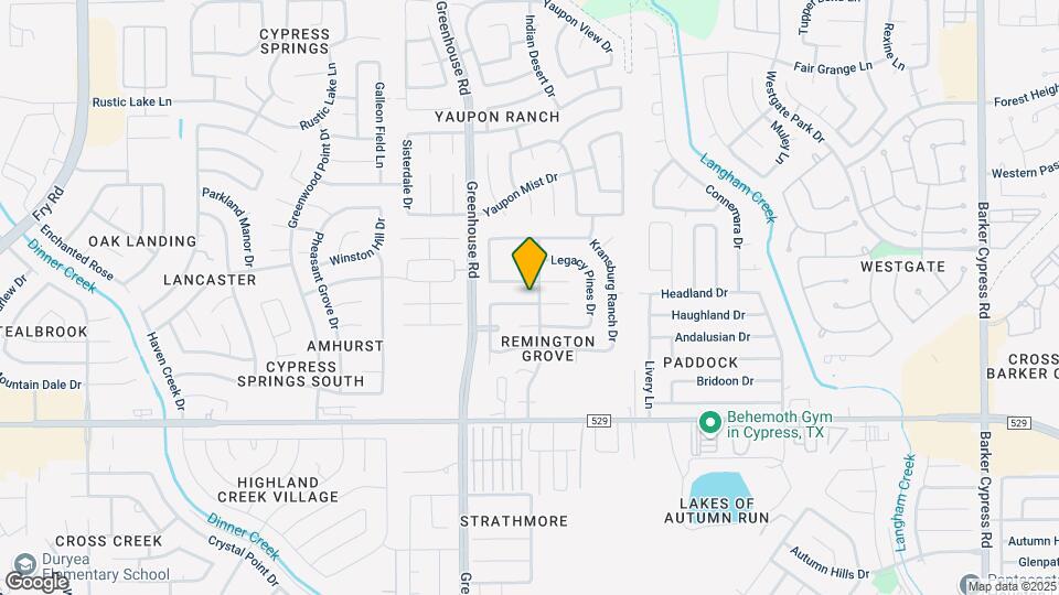 19110 Yellow Thrush Dr Map and Location Details