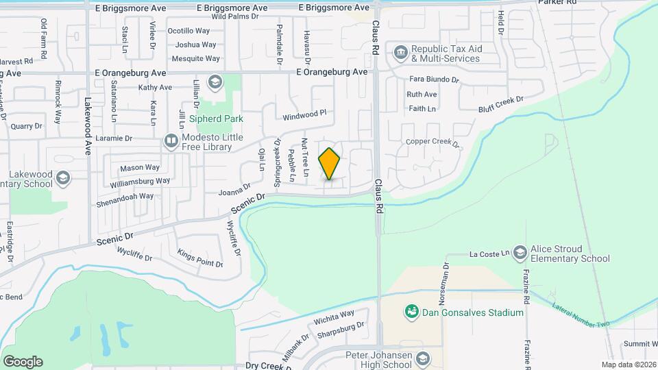 1108 Cedar Creek Dr Map and Location Details