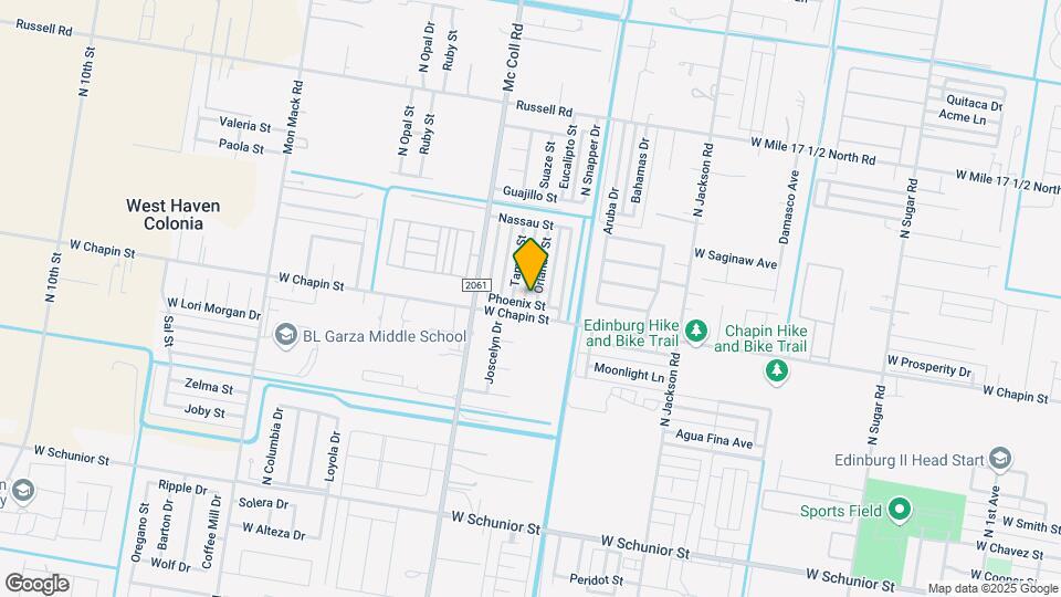 1405 Orlando St Mapa y Detalles de la Ubicación