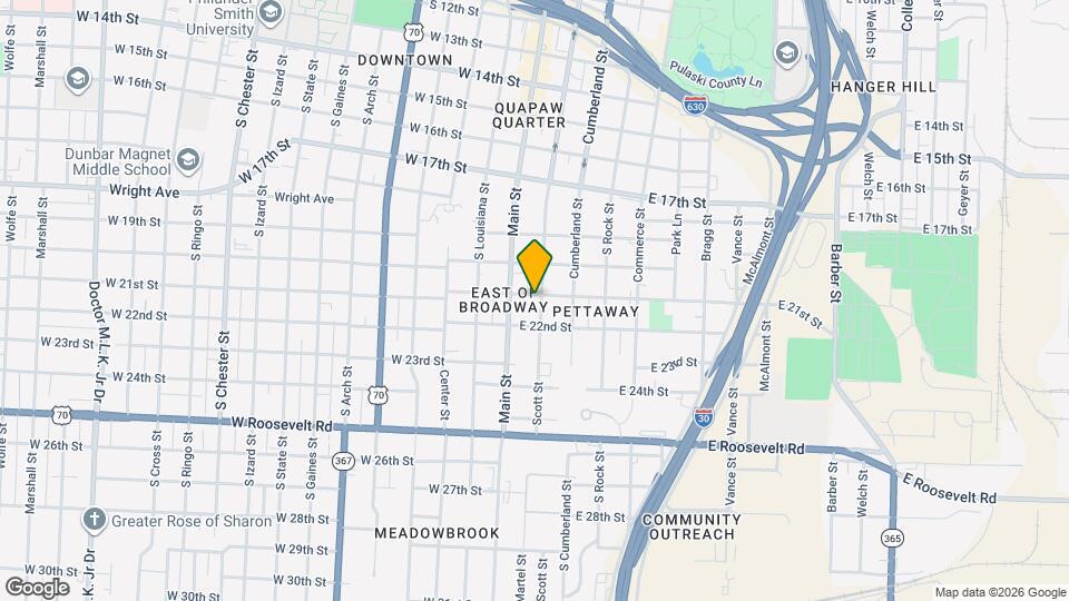 2104 Scott St, Unit 2 Map and Location Details