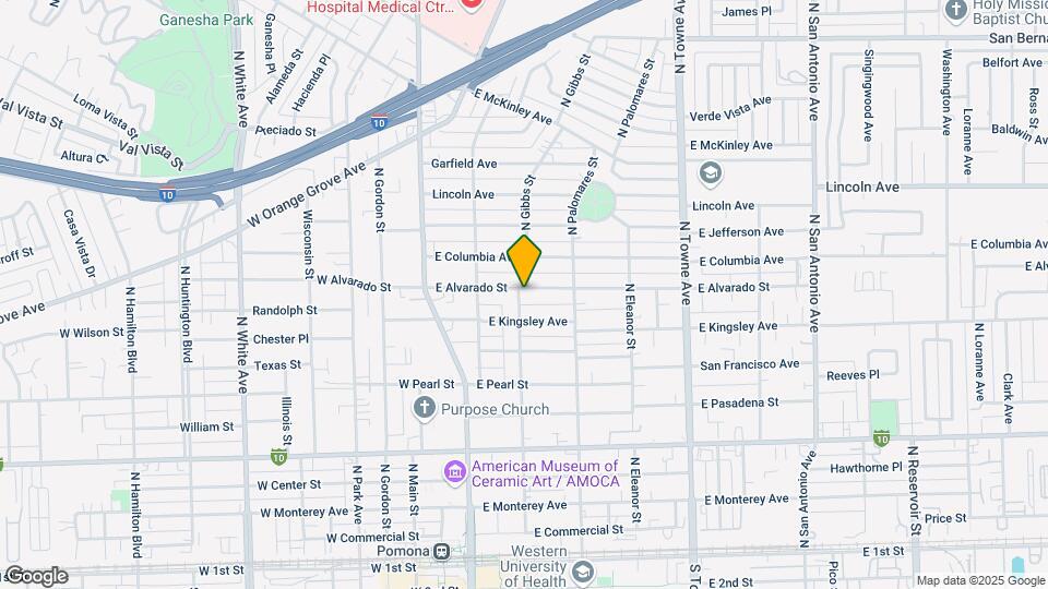 310 E Alvarado St Mapa y Detalles de la Ubicación