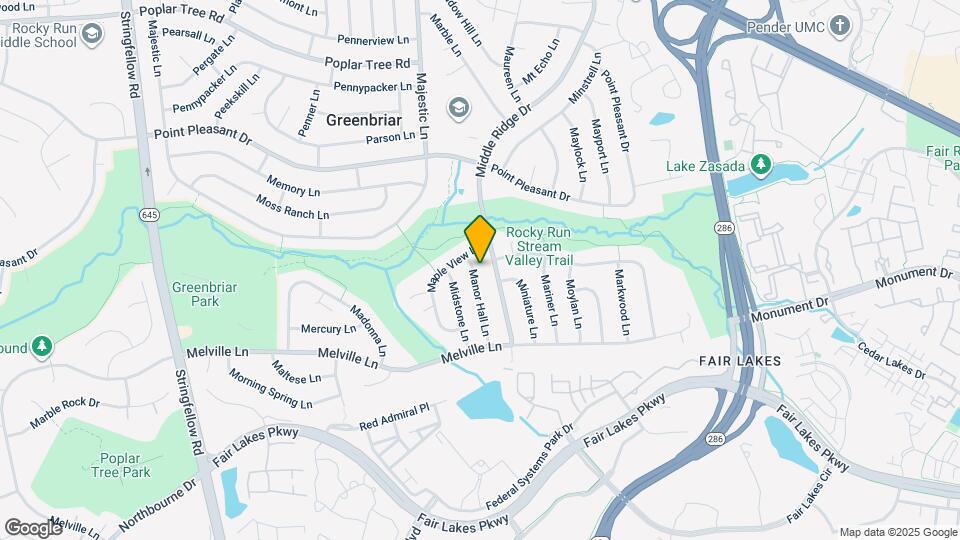 4405 Manor Hall Ln Map and Location Details