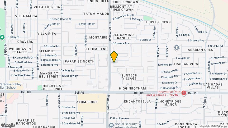 4811 E Village Dr Map and Location Details