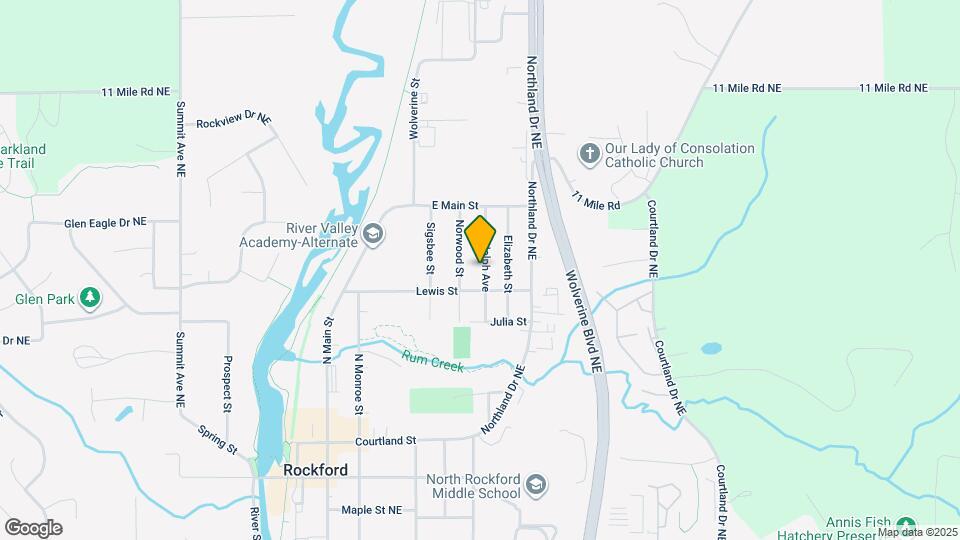 321 Adolph St, Unit Apt 1 Map and Location Details