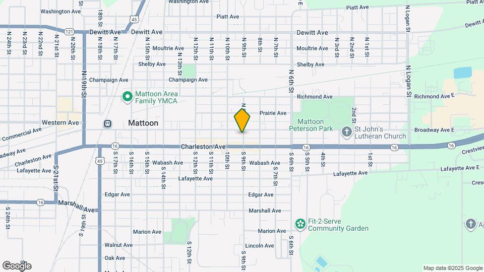 109 S 9th St Map and Location Details