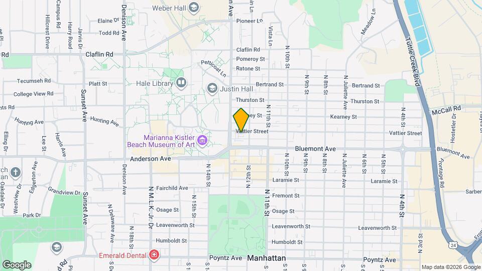 1215 Vattier Street Map and Location Details