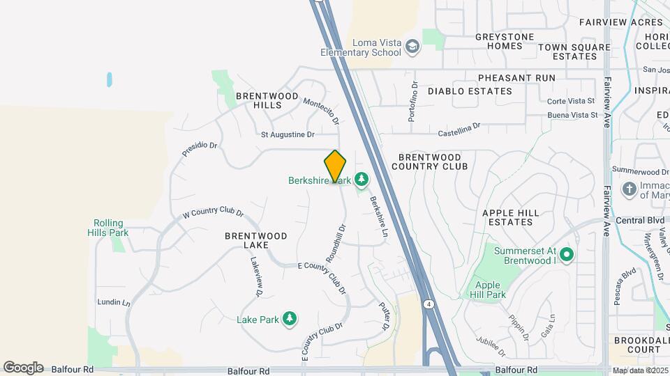 381 Roundhill Dr Map and Location Details