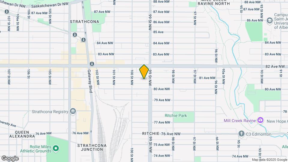 9915 81 Ave NW Map and Location Details