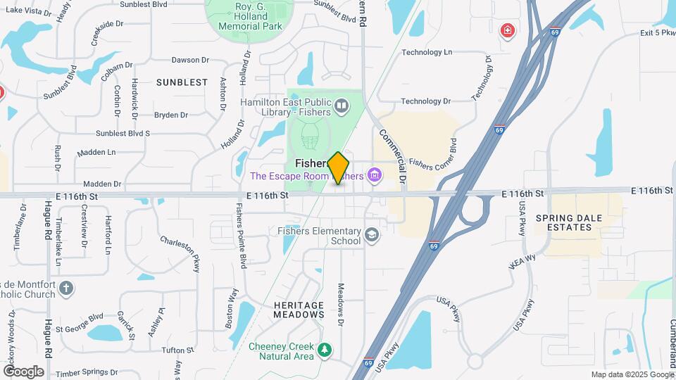 8700 E 116th St Map and Location Details