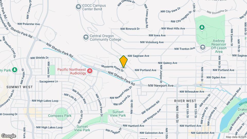 1900 NW Monterey Dr Map and Location Details