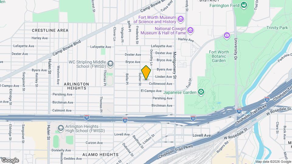 3820 Collinwood Ave Mapa y Detalles de la Ubicación