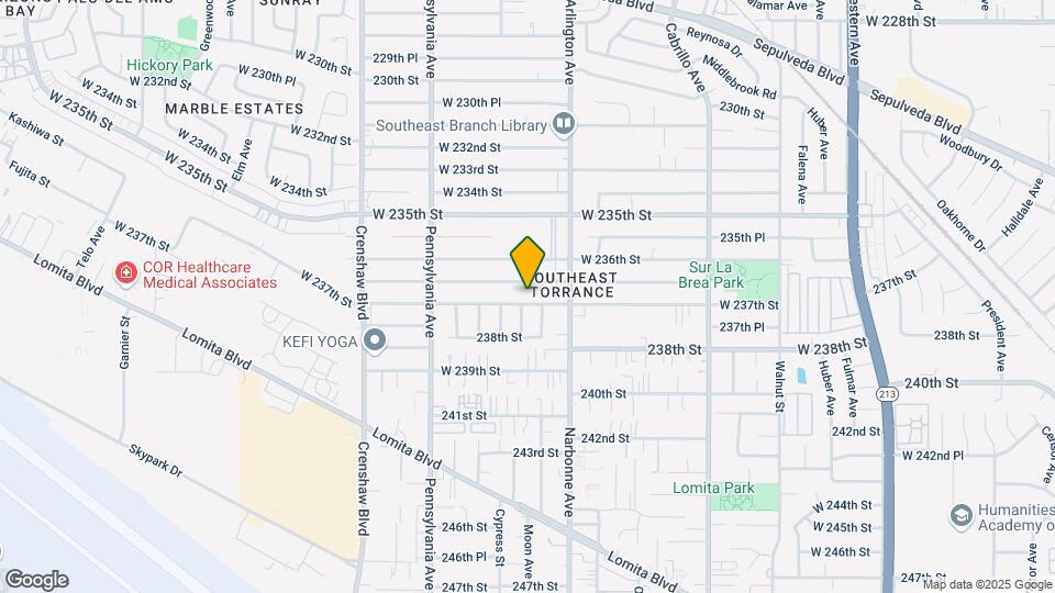 2243 W 237th St Map and Location Details