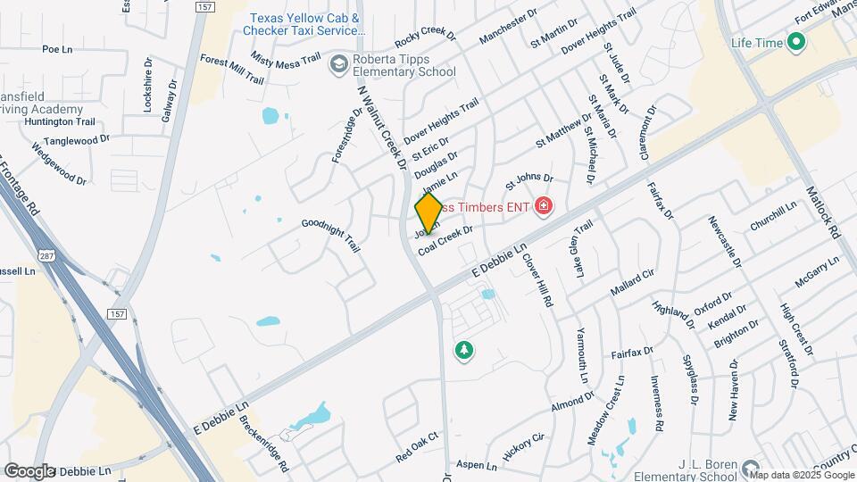 609 Coal Creek Dr Map and Location Details