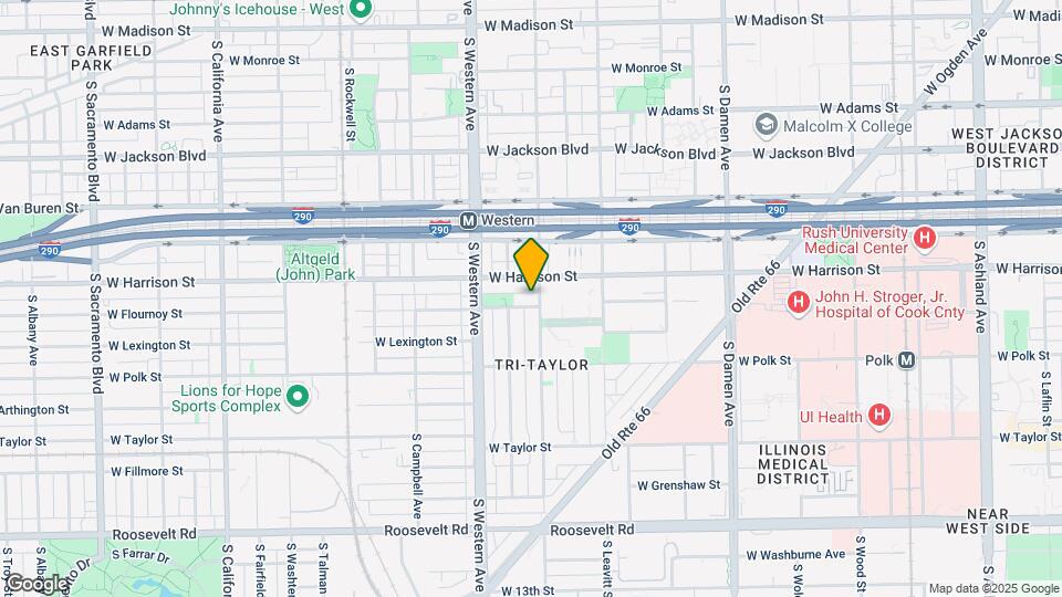 616 S Oakley Blvd Map and Location Details
