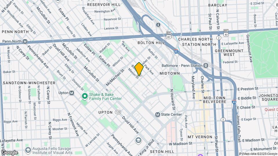 230 W Lafayette Ave Map and Location Details