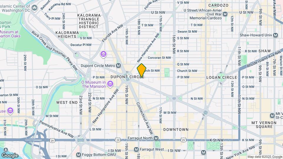 1785 Massachusetts Ave NW Map and Location Details