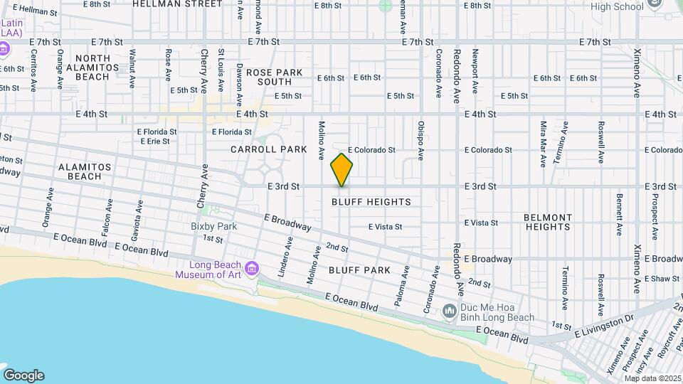 2748 E 3rd St Mapa y Detalles de la Ubicación