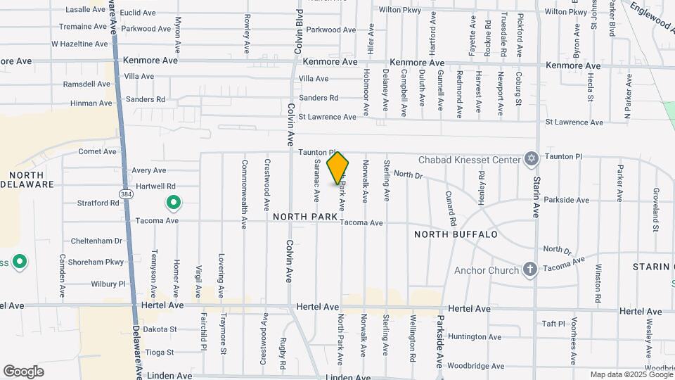 300 North Park Ave Map and Location Details