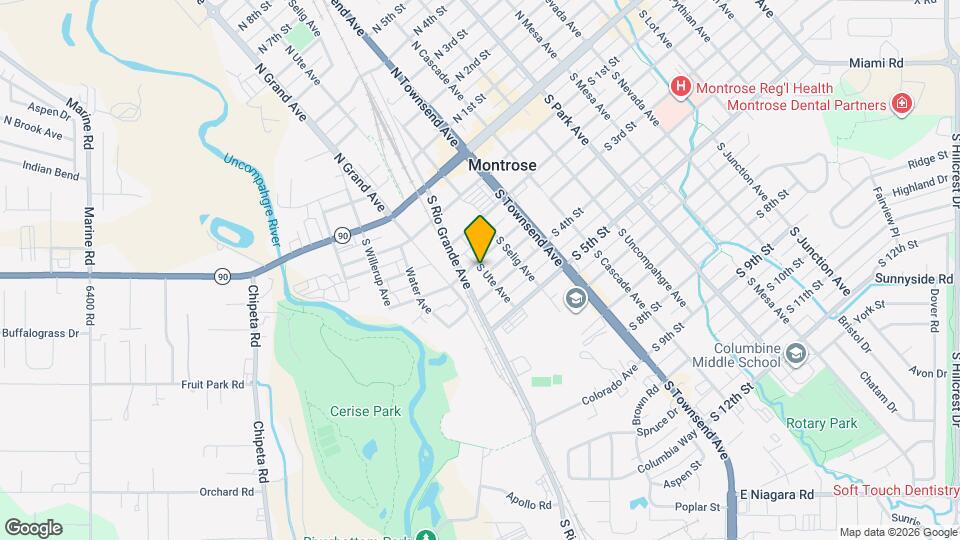 312 S Ute Ave, Unit 312 - No Smoking and No Pets Map and Location Details