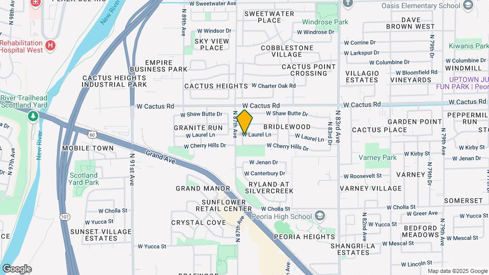 8641 W Laurel Ln, Unit 415 Map and Location Details