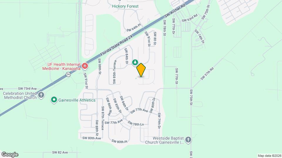 7202 SW 81st Dr Map and Location Details