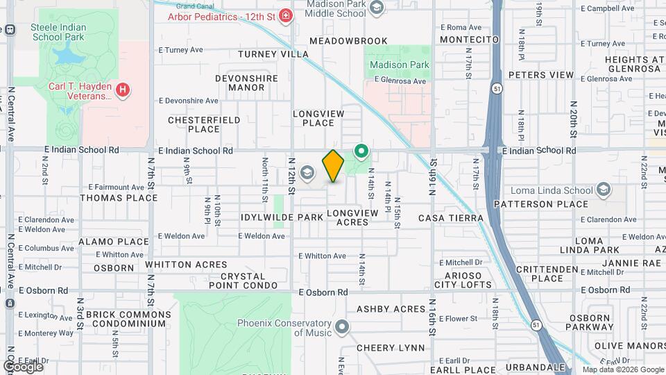 3927 N Longview Ave Map and Location Details
