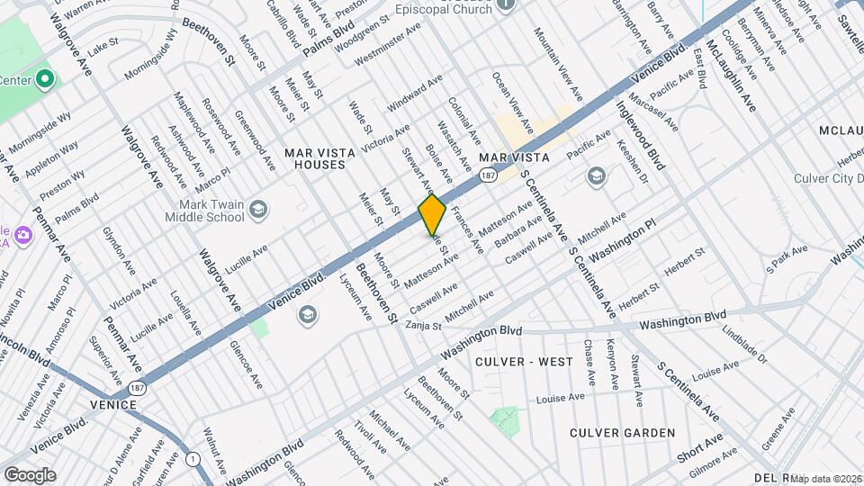 12704 Pacific Ave Map and Location Details