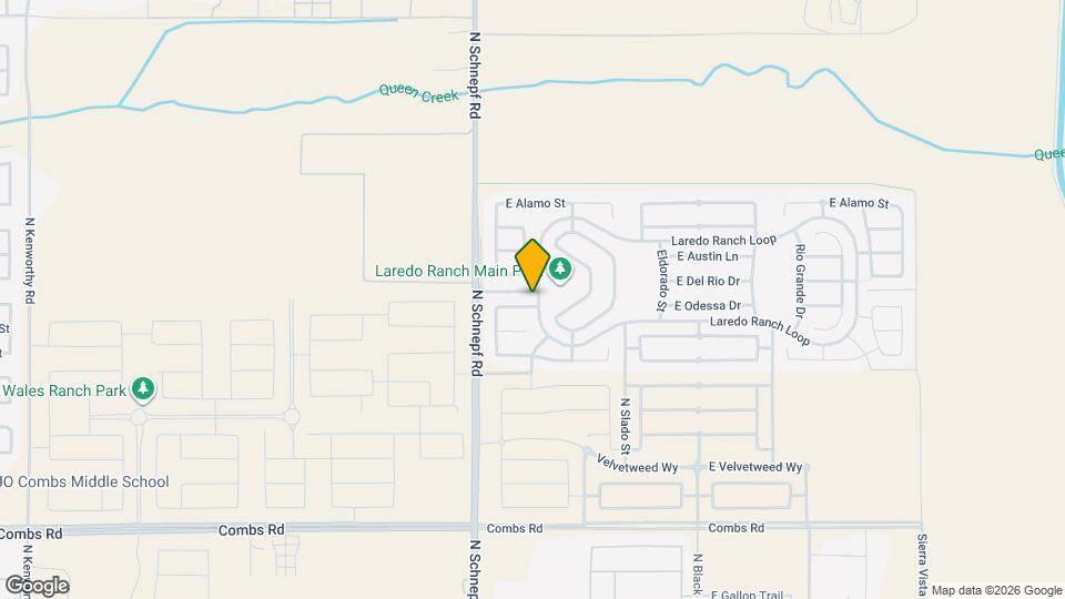 3652 E Odessa Dr Map and Location Details