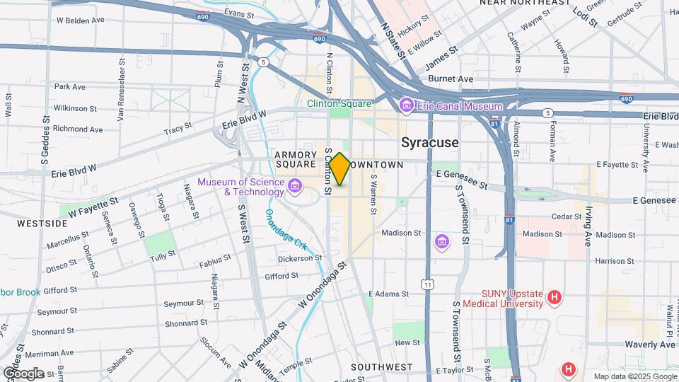 108 W Jefferson St, Unit 702 Map and Location Details