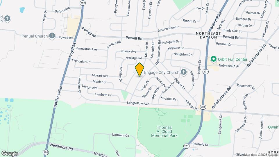 5189 Harshmanville Rd Map and Location Details