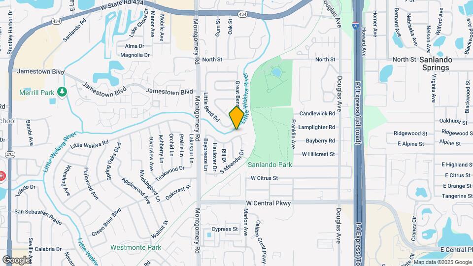 439 Meander Dr N Map and Location Details