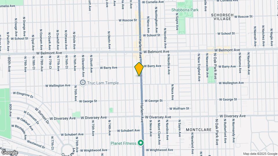 3016 N Harlem Ave Map and Location Details