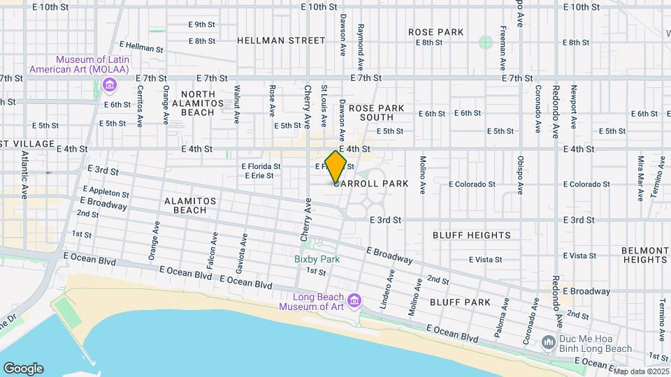 2124 E Bermuda St Mapa y Detalles de la Ubicación