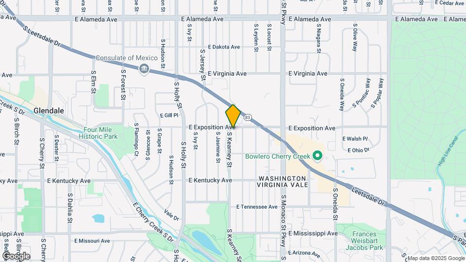 708-710 S Kearney St Map and Location Details