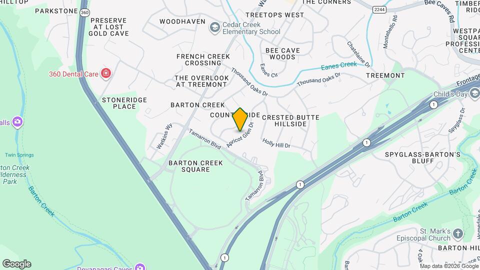 2100 Apricot Glen Dr Map and Location Details