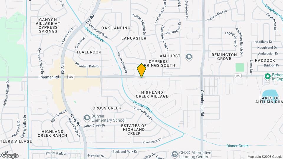 19806 Azalea Valley Dr Mapa y Detalles de la Ubicación