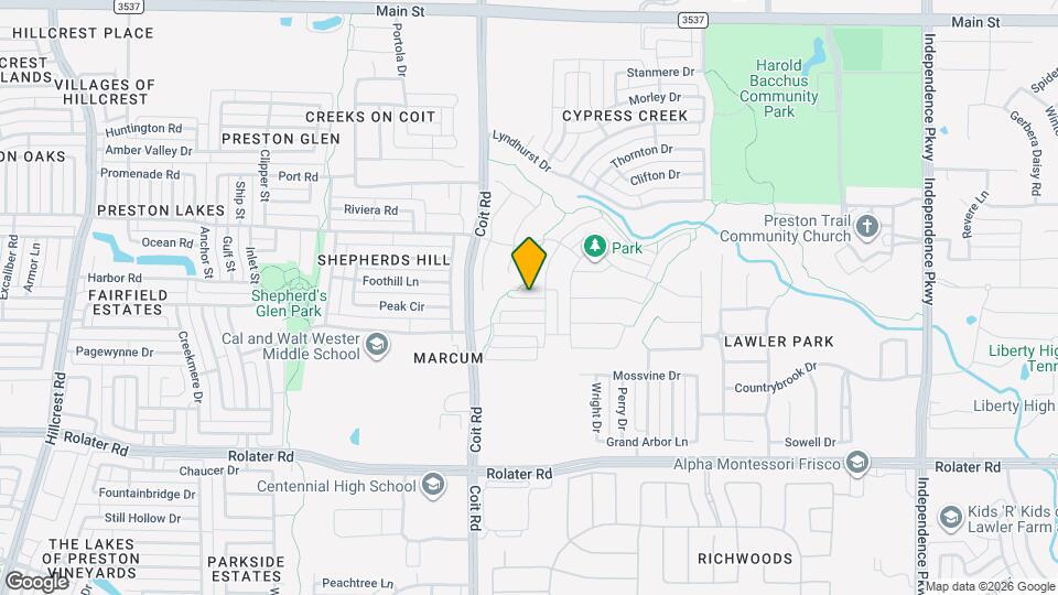 12893 Yale Ct Map and Location Details