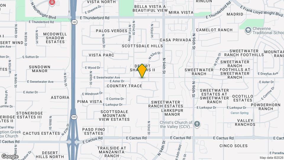 9252 E Aster Dr Map and Location Details