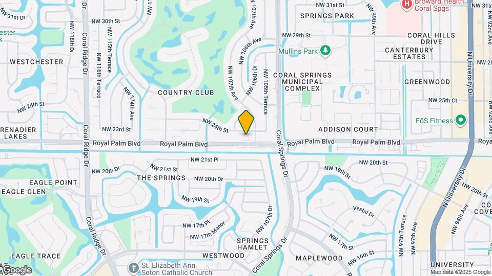 10701 Royal Palm Blvd Map and Location Details