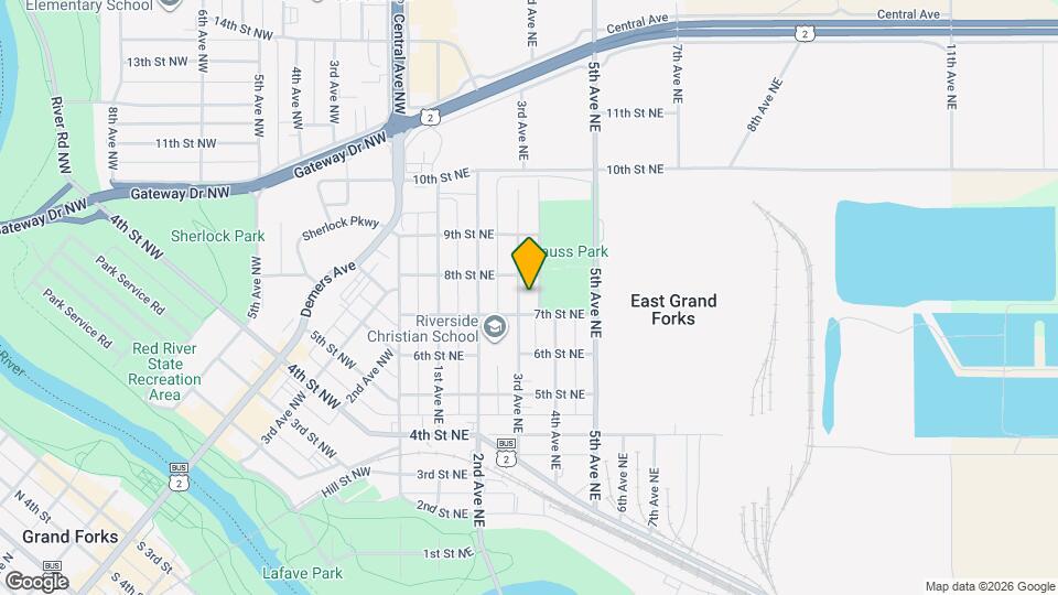 710 3rd Ave NE, Unit B Map and Location Details