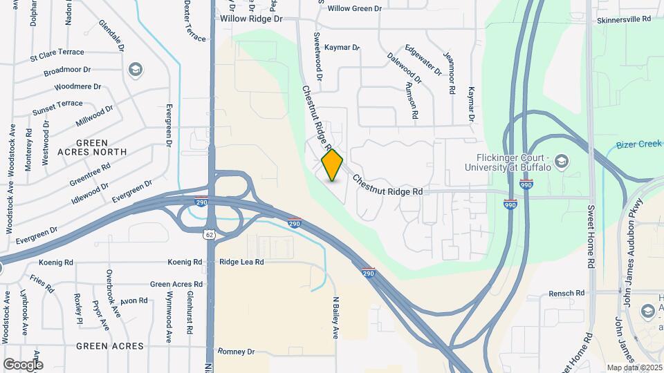 4327 Chestnut Ridge Rd Map and Location Details