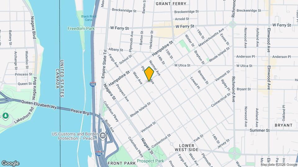 193 Massachusetts Ave Map and Location Details